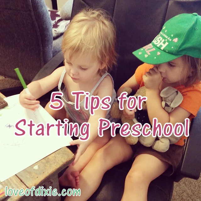 tips for starting preschool