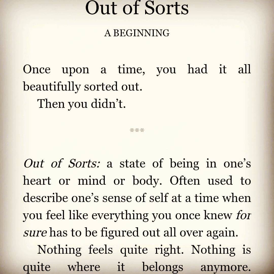 outofsortsbook sarahbessey