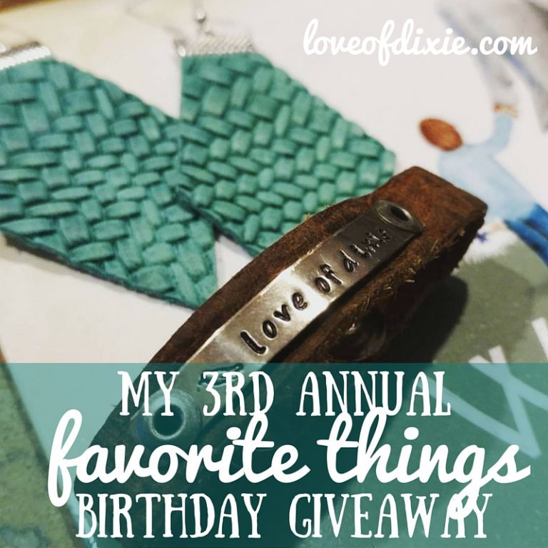 Why My 3rd Annual Favorite Things Birthday Giveaway is the Best Yet