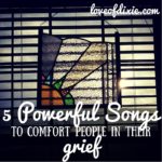 comfort people in their grief
