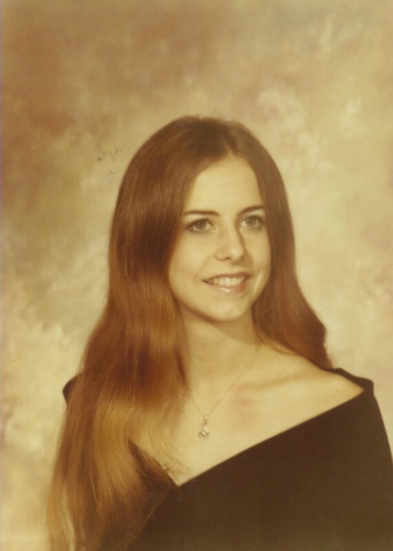 my late mom high school senior portrait