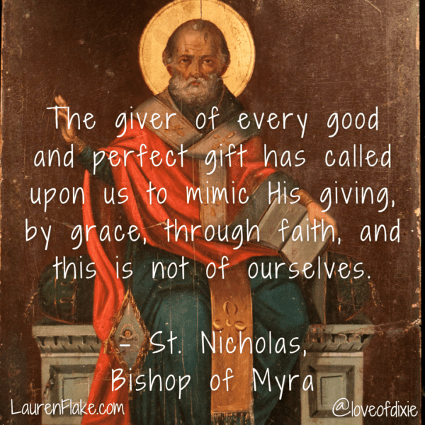 St Nicholas quote